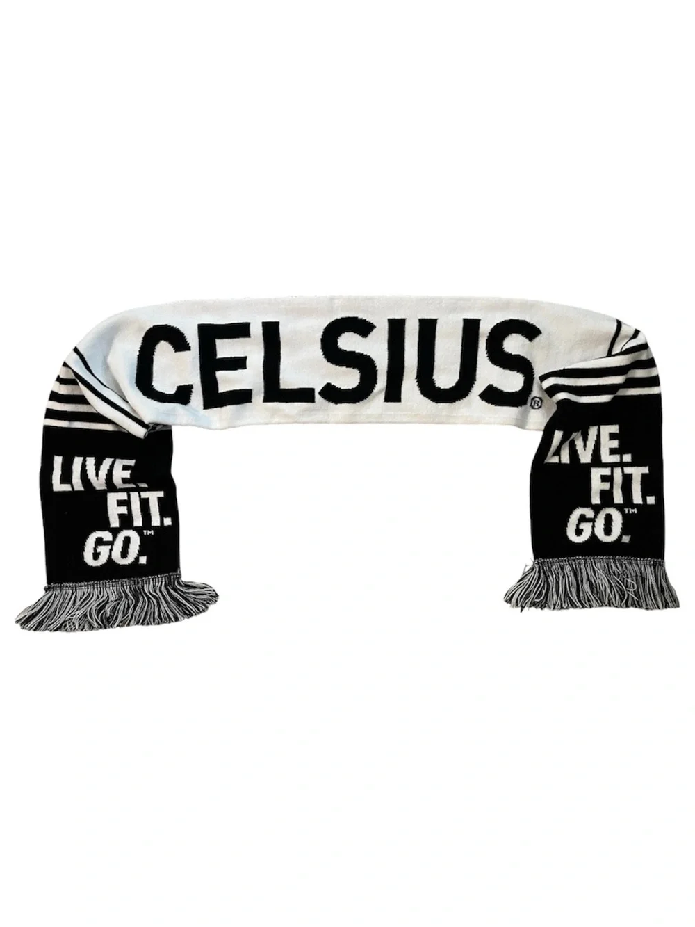 ▪️CELSIUS▪️Black & White Logo Merch Scarf